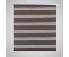 vidaXL Store enrouleur tamisant 80 x 150 cm marron