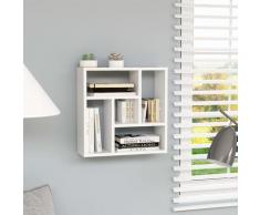 vidaXL Étagère murale Blanc 45,1x16x45,1 cm Aggloméré