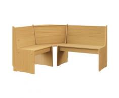 vidaXL Banc d'angle 151 cm Bois de pin solide Marron miel