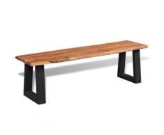 vidaXL Banc en bois d'acacia massif 160 cm