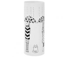 vidaXL Porte-parapluie Femmes Acier Blanc