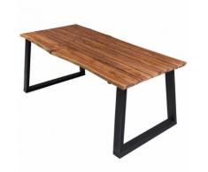 vidaXL Table de salle à manger 170x90x75 cm Bois d'acacia massif