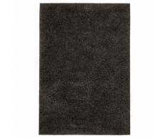 vidaXL Tapis à poils longs 80 x 150 cm Anthracite