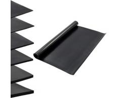 vidaXL Tapis en caoutchouc antidérapant 1,2x2 m 4 mm Lisse