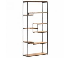 vidaXL Bibliothèque 80x30x180 cm Bois d'acacia massif