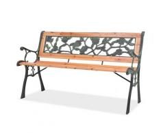 vidaXL Banc de jardin 122 cm Bois