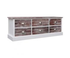 vidaXL Banc d'entrée Marron 115x30x40 cm Bois