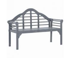 vidaXL Banc de jardin Délavage gris 135 cm Bois d'acacia solide