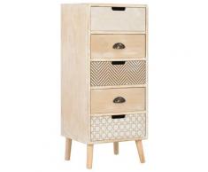 vidaXL Commode à 5 tiroirs 40 x 35 x 95,5 cm
