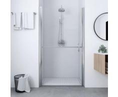 vidaXL Porte de douche Verre trempé 91x195 cm