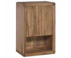 vidaXL Armoire murale de salle de bain 45x30x70 cm Bois de teck massif