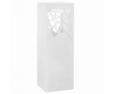 vidaXL Porte-parapluie Pierres Acier Blanc