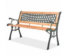 vidaXL Banc de jardin 122 cm Bois