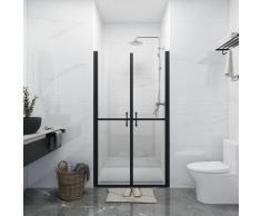 vidaXL Porte de douche ESG transparent (93-96)x190 cm
