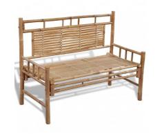 vidaXL Banc de jardin 120 cm Bambou