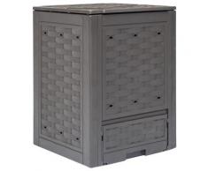 vidaXL Composteur de jardin Marron 60x60x83 cm 300 L