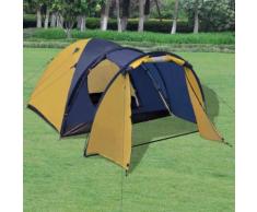 vidaXL Tente pour 4 personnes Jaune