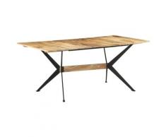 vidaXL Table de salle à manger 180x90x76 cm Bois de manguier massif