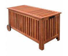 vidaXL Boîte de rangement de jardin 118 x 52 x 58 cm Bois