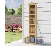 vidaXL Abri à outils de jardin 40x33x222 cm Bois de pin imprégné