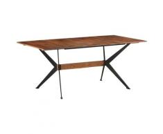 vidaXL Table de salle à manger 180x90x76 cm Bois de manguier massif
