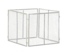 vidaXL Composteur de jardin 85x85x70 cm Fer galvanisé