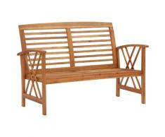 vidaXL Banc de jardin 119 cm Bois d'acacia solide