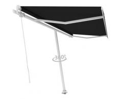 vidaXL Auvent manuel rétractable sur pied 400x350 cm Anthracite