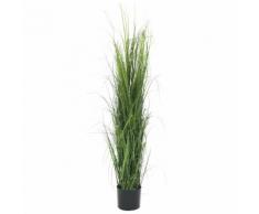 vidaXL Plante artificielle à herbe Vert 130 cm