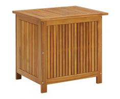 vidaXL Boîte de rangement de jardin 60x50x106 cm Bois d'acacia solide