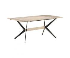 vidaXL Table de salle à manger 180x90x76 cm Bois de manguier massif
