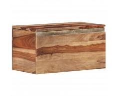 vidaXL Coffre de rangement 57 x 30 x 30 cm Bois massif de Sesham