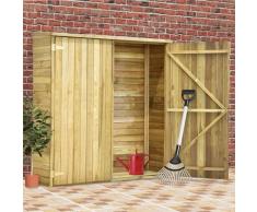 vidaXL Abri à outils de jardin 163x50x171 cm Pinède imprégnée