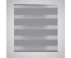 vidaXL Store enrouleur tamisant 80 x 175 cm gris