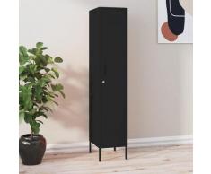 vidaXL Armoire à casiers Noir 35x46x180 cm Acier