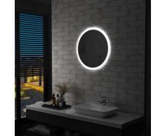vidaXL Miroir à LED pour salle de bain 60 cm