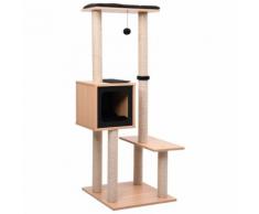 vidaXL Arbre à chat avec tapis à gratter en sisal 129 cm