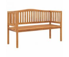 vidaXL Banc de jardin 150 cm Bois de teck solide