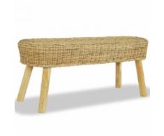 vidaXL Banc d'entrée 110 x 35 x 45 cm Rotin naturel