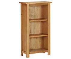 vidaXL Bibliothèque 45x22,5x82 cm Bois de chêne massif