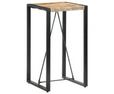 vidaXL Table de bar 60x60x110 cm Bois de manguier massif