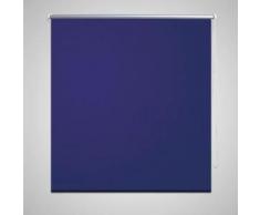 vidaXL Store enrouleur occultant 160 x 175 cm bleu
