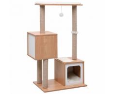 vidaXL Arbre à chat avec tapis à gratter en sisal 104 cm