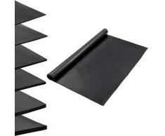 vidaXL Tapis en caoutchouc antidérapant 1,2x2 m 1 mm Lisse