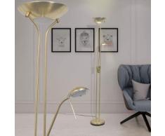 vidaXL Lampadaire à LED à éclairage réglable 23 W