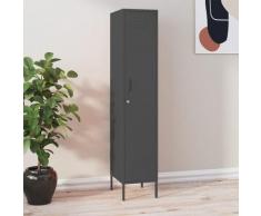 vidaXL Armoire à casiers Anthracite 35x46x180 cm Acier