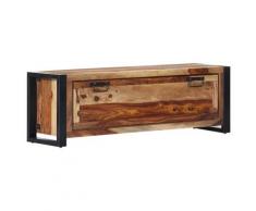 vidaXL Armoire à chaussures 120 x 35 x 40 cm Bois massif de Sesham