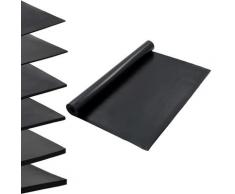 vidaXL Tapis en caoutchouc antidérapant 1,2x5 m 2 mm Lisse