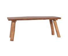 vidaXL Banc de jardin 120 cm Bois de teck solide