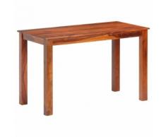 vidaXL Table de salle à manger 120x60x76 cm Bois solide